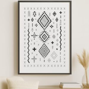 Amazigh Yaz Printable Poster Artwork Instant Digital Download