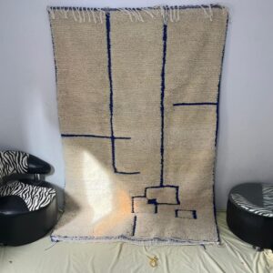 Amazigh Berber Akhnif Kilim Rug Handwoven Tribal Wool Design