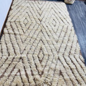 Berber Hand Knotted Beni Ourain Azilal Wool Rug
