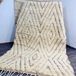 Berber Hand Knotted Beni Ourain Azilal Wool Rug