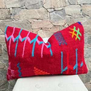 Berber Handmade Wool Pillow Cover with Traditional Cushion Design