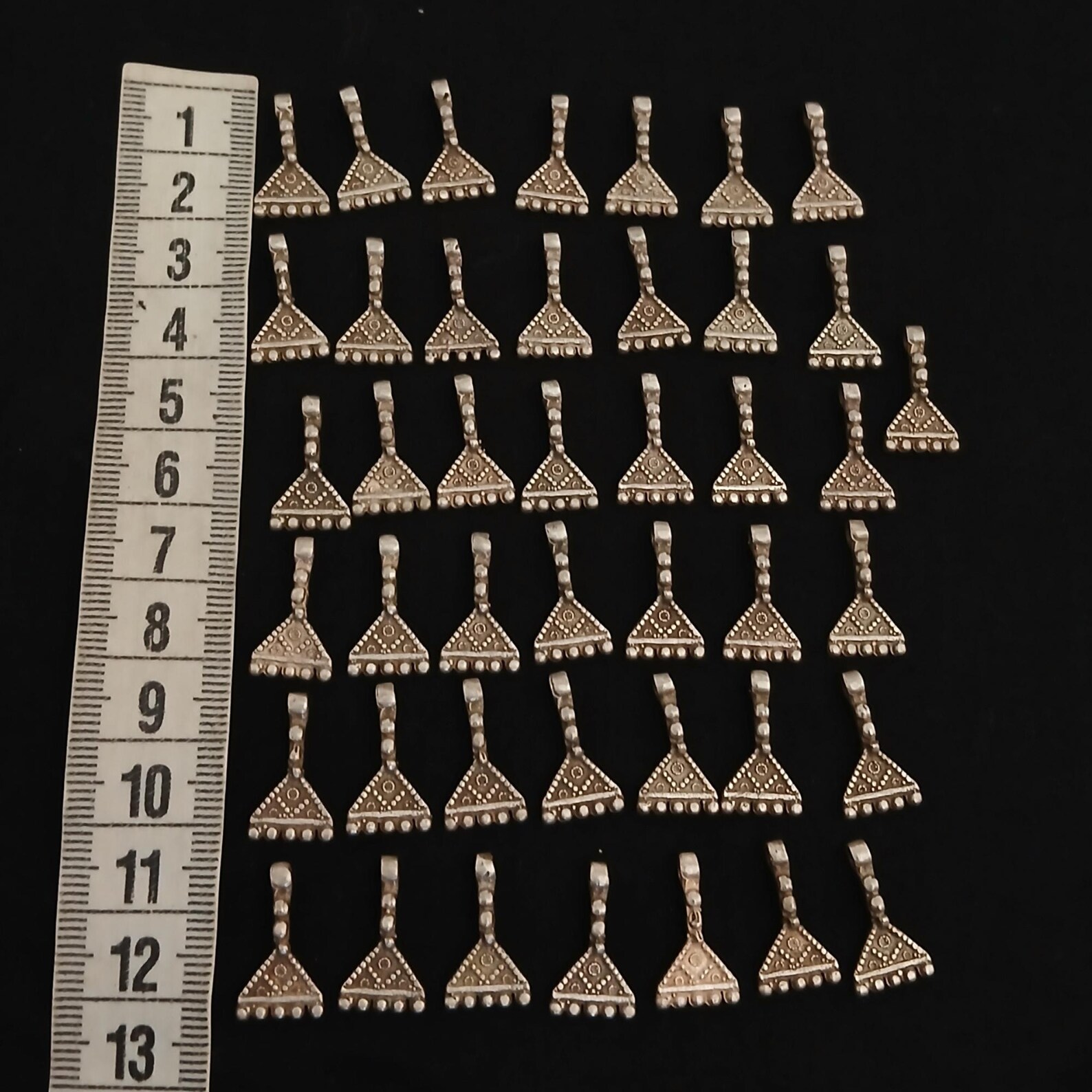 Berber Antique Silver Pendant Necklace Collection Ancient Jewelry