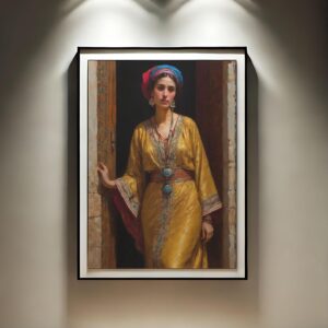 Amazigh Berber Woman Portrait Digital Download Wall Art Print