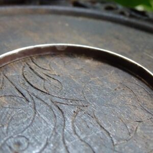 Vintage Amazigh Berber High-Grade Fine Silver Bangle Bracelet