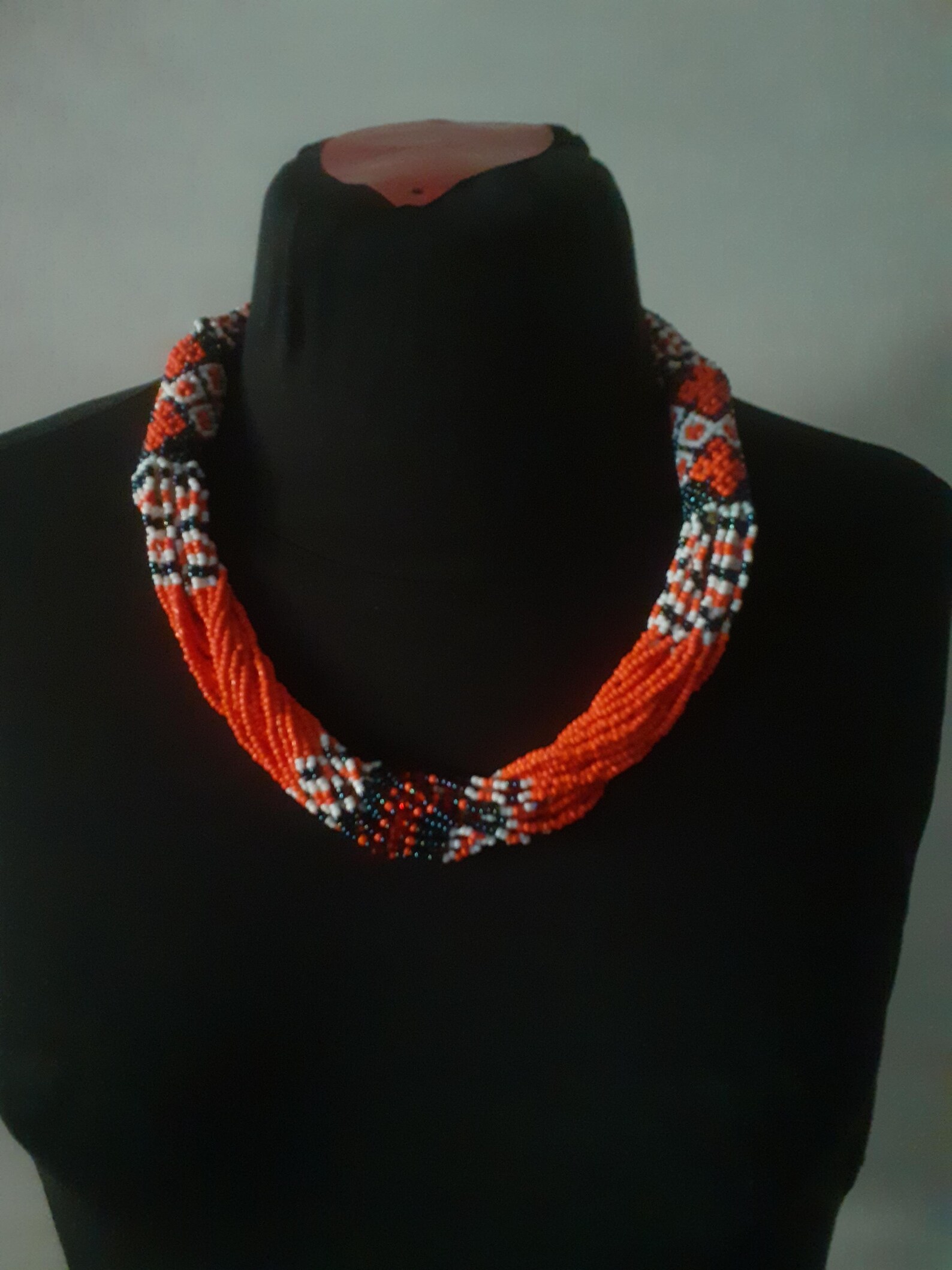 Amazigh Berber Louban Beaded Handmade Traditional Jewelry Necklace