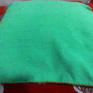 Handmade Berber Amazigh Wool Kilim Pillow Cover with Tribal Design