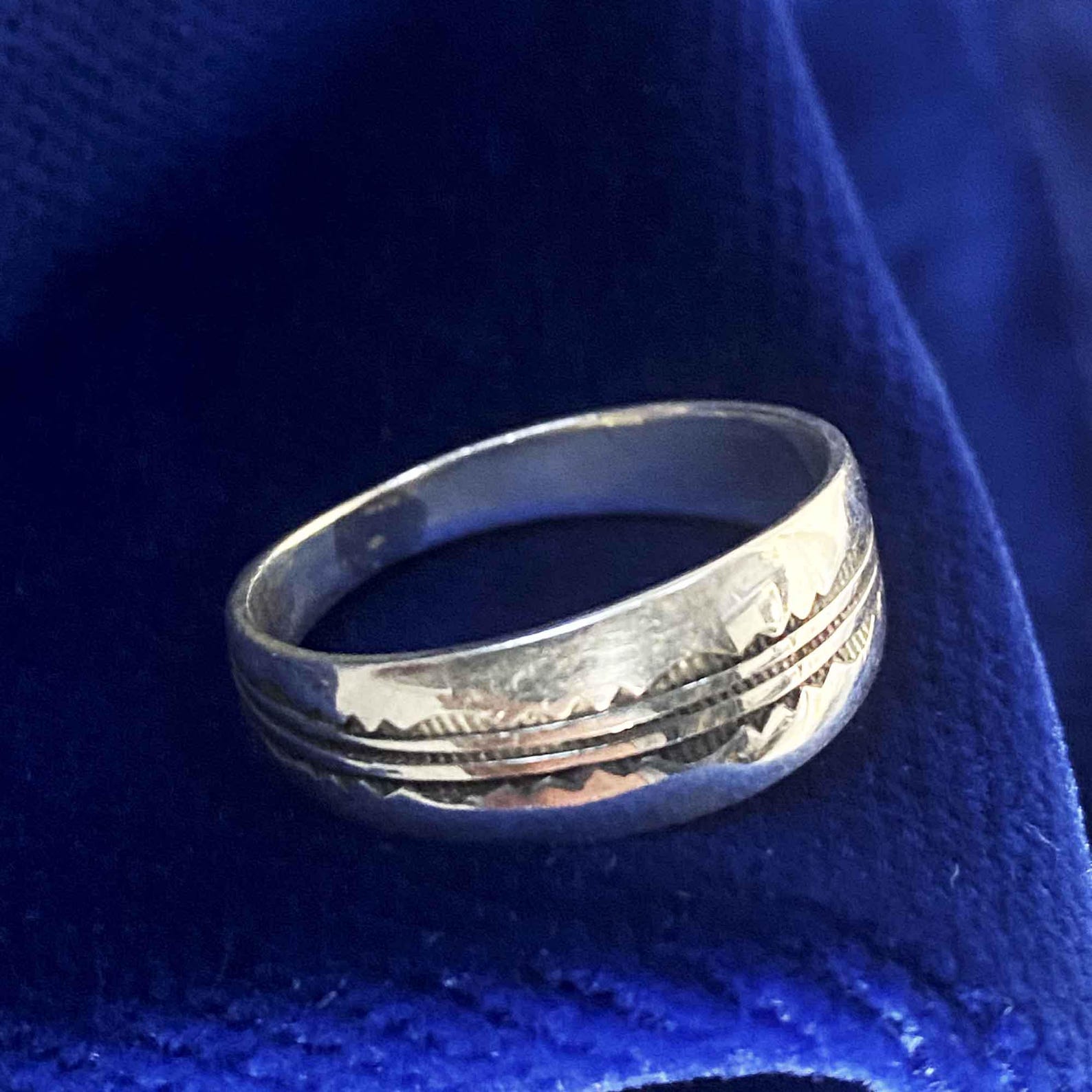Berber Tuareg Alliance Ring Handmade Silver Tashndrt Jewelry