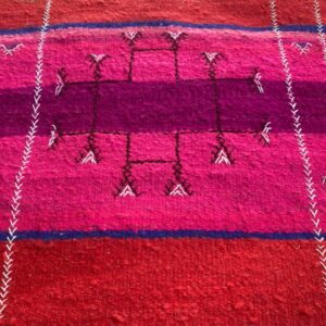 Berber Amazigh Akhnif Kilim Rug Handwoven Wool Flat Weave