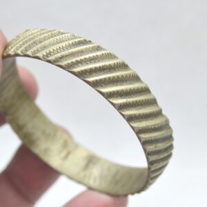 Antique Amazigh Berber Geometric Engraved Vintage Bangle Bracelet