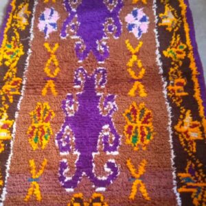 Amazigh Colorful Berber Atlas Wool Rug for Home Decor