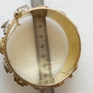 Berber Oriental Vermeil Bracelet with Lune and Soleil Motifs