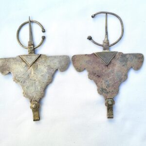 Amazigh Tifinagh Haha Paire Fibules Bélier Jewelry Set Berber
