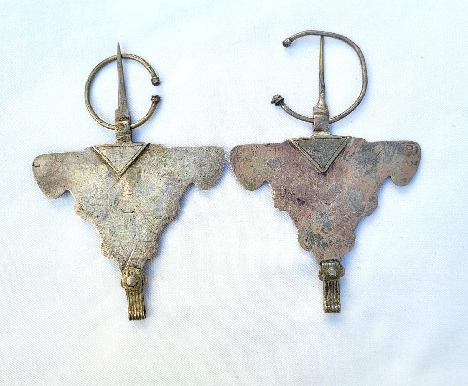 Amazigh Tifinagh Haha Paire Fibules Bélier Jewelry Set Berber