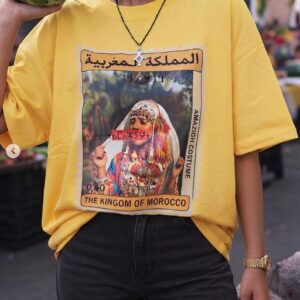 Amazigh Tamazight Oversized Graphic T-Shirt with Identity Designs