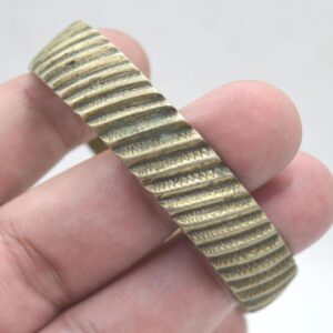 Antique Amazigh Berber Geometric Engraved Vintage Bangle Bracelet