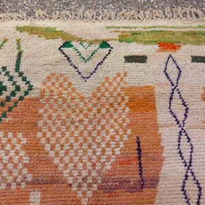 Amazigh Berber Custom Abstract Wool Geometric Area Rug