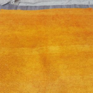 Berber Beni Ourain Vintage Orange Wool Rug Handmade Floor Decor