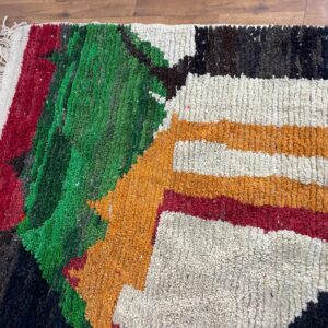 Amazigh Abstract Berber Wool Rug Custom Design Size Options