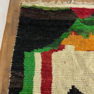 Amazigh Abstract Berber Wool Rug Custom Design Size Options