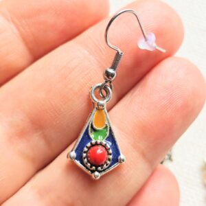 Amazigh Kabyle Berber Kabyles Earrings Set with Three Paires