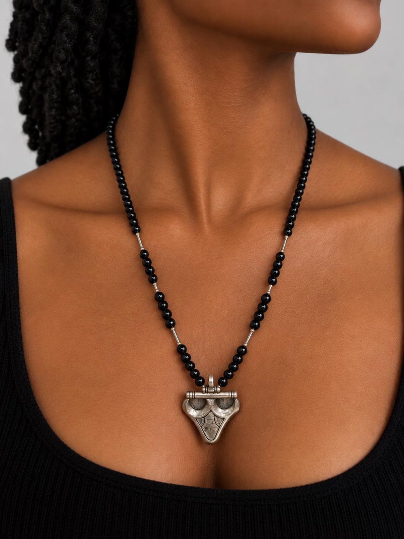 Berber Tuareg Sahara Amazigh Handmade Statement Bohemian Necklace