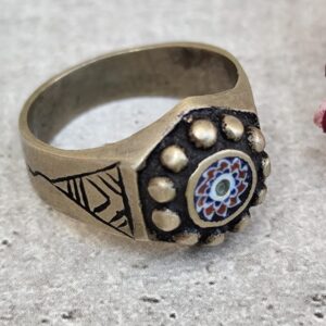 Amazigh Berber Tuareg Bédouins nomades Tizerzai Millefiori Ring