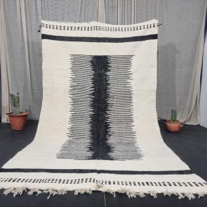 Handwoven Berber Boujaad Rug know that Geometric Kilim