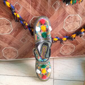 Berber Handmade Leather Babouche Shoes Colorful Boho Slippers