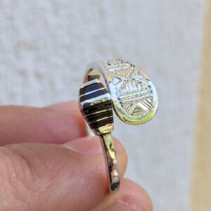 Berber Tuareg Sterling Silver Adjustable Hand Engraved Ring