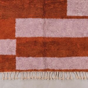 Amazigh Custom Berber Wool Rug for Living Room Handmade Design