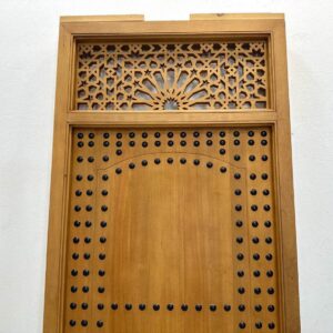 Amazigh Moorish Carved Cedar CUSTOM Door with Berber Traditional Style