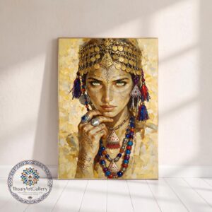 Amazigh Berber Woman Portrait Digital Download Art Print
