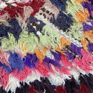 Berber Vintage Kilim Runner Handmade Recycled Thread Rug