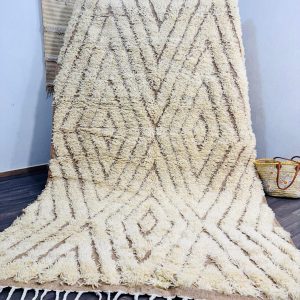 Berber Hand Knotted Beni Ourain Azilal Wool Rug