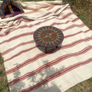 Berber Amazigh Akhnif Kilim Rug with Tribal Taznakht Design