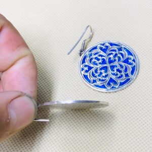 Amazigh Tuareg Handmade Silver Berber Inspired Ethnic Earrings