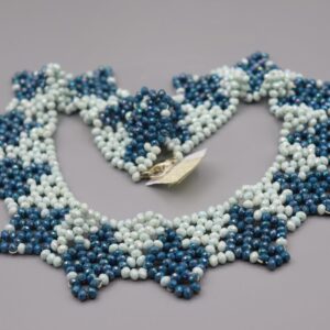 Handmade Amazigh Berber Beaded Necklace Artisan Statement Jewelry
