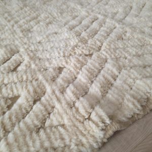 Custom Beni Ourain Berber Wool Rug Handmade Amazigh Style