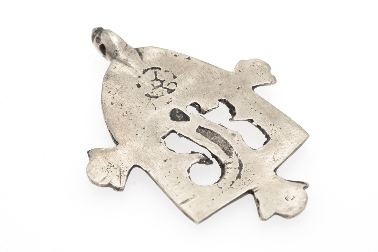 Amazigh Berber LOUHA Silver Amulet Necklace from Todrha Valley