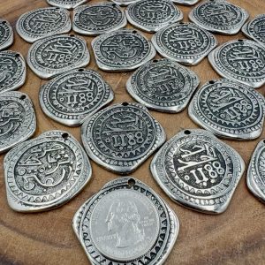 Berber Coin Pendant Necklace Tribal Charm Jewelry Finding