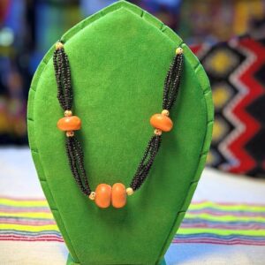 Amazigh Berber Handmade Beaded Necklace Traditional Tribal Statement Jewelry