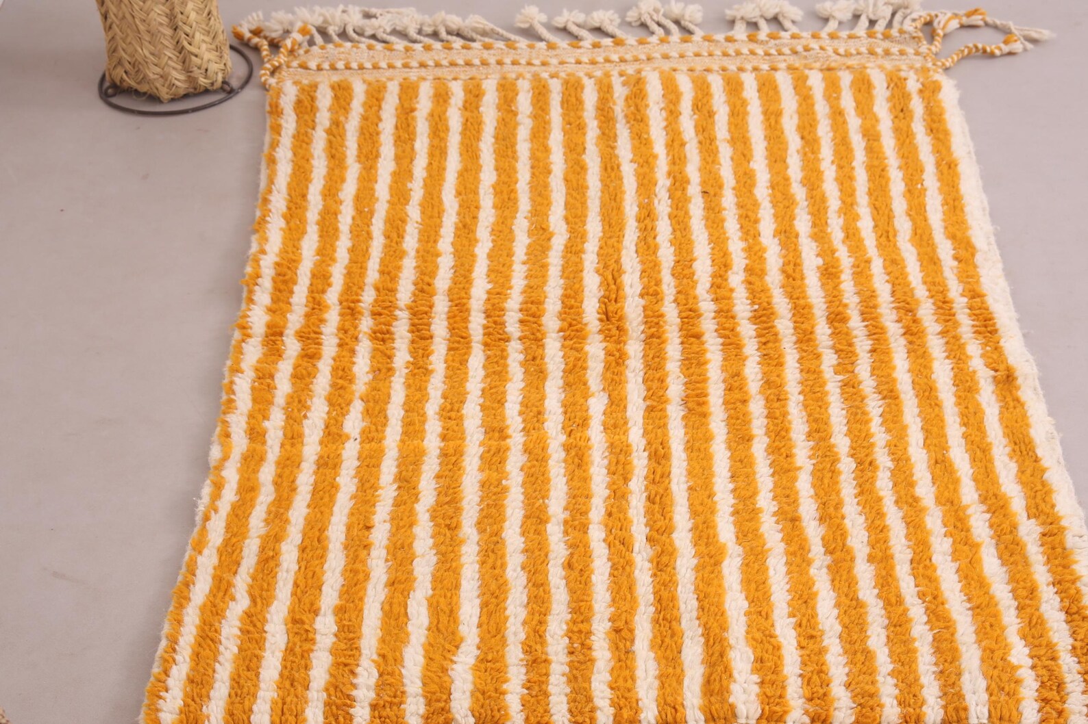 Amazigh Berber Handmade Wool Rug for Living Room Decor