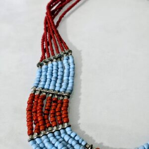Vintage Berber Amazigh Multi Strand Seed Bead Heritage Necklace