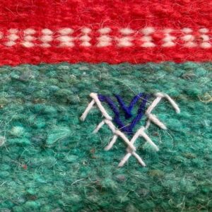 Berber Amazigh Akhnif Kilim Rug Handwoven Wool Flat Weave