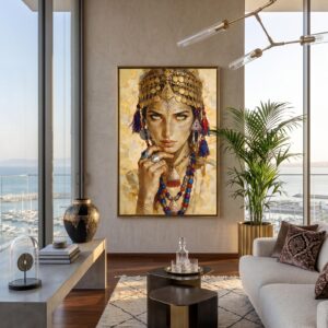 Amazigh Berber Woman Portrait Digital Download Art Print