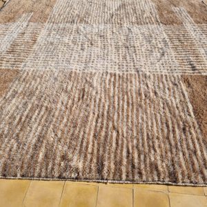 Colorful Berber Beni Ourain Wool Rug Handmade Atlas Style