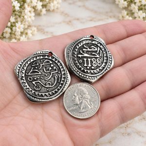 Berber Coin Pendant Necklace Tribal Charm Jewelry Finding