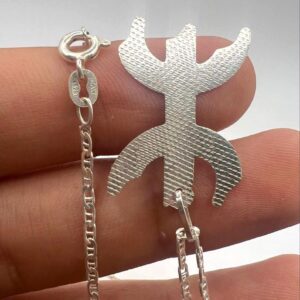 Amazigh Berber Sterling Yaz Symbol Necklace with Symbolic gifts with history