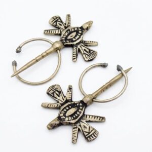 Amazigh Berber Tizerzai Fibula Pair Vintage Tribal Jewelry