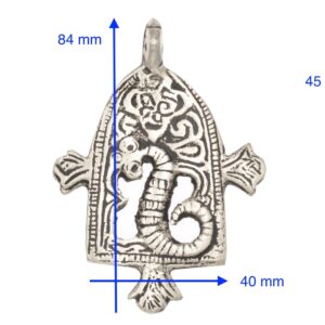 Amazigh Berber LOUHA Silver Amulet Necklace from Todrha Valley